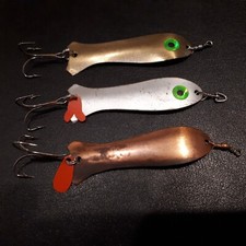 Retro Saiblingsblinker Lemax Art sehr selten, zum Schleppfischen.