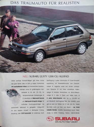 Subaru justy 1200 - subaru, gli,