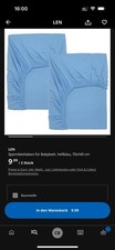 Len Ikea Spannbettlaken 70 x