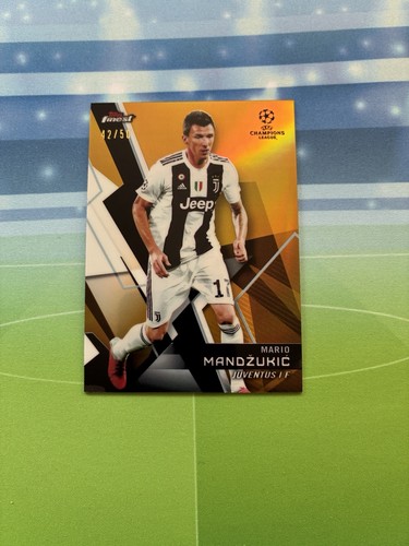 2018 topps finest ucl mario - finest,