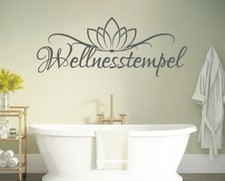 wandtattoo wellness tempel