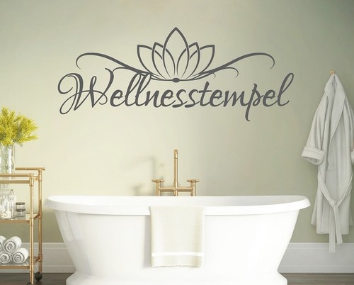 Wandtattoo wellness tempel - wellness,
