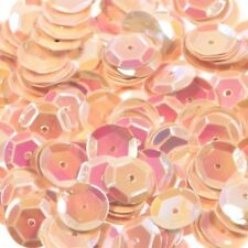 Pailletten Rosa irisierend gewölbt 8 mm, 17g, basteln, nähen Styropor Deko PF4