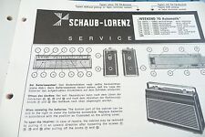 Service Manual-Anleitung für Schaub-Lorenz Weekend 70 Automatik 