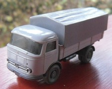 WIKING alter LP 321 Pritschen LKW mit Plane - Grau