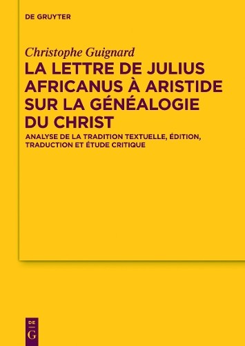 Lettre julius africanus - la,