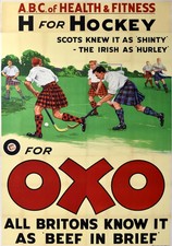 Werbeplakate Oxo Hockey