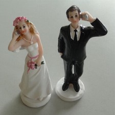 Tortenfiguren 14cm brautpaar - 14cm,
