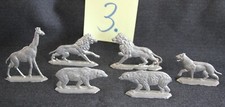 Konvolut Zinnfiguren - Wildtiere (3 von 6) - (A17)