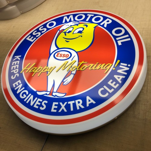 Esso oildrop boy - esso, leucht