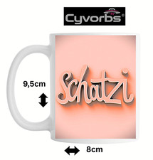 Tasse SCHATZI 3D Kaffeebecher