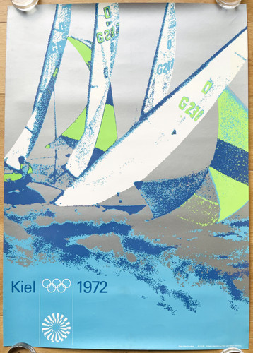 Plakat poster kiel segeln - plakat,