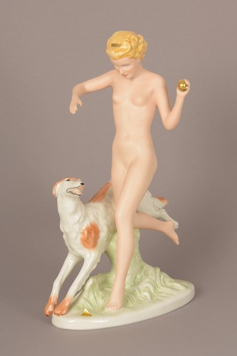 Große porzellan figur - figur, |