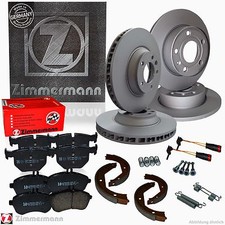 MERCEDES  E220CDI (W211) BREMSSCHEIBEN+BREMSBELÄGE+HANDBREMSEBACKEN  ZIMMERMANN 