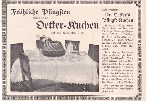 Oetker werbung reklame - werbung,