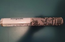 Pflanzen-Tapete mit Blüten Grün Beige - Vliestapete mit Blumen floral, Rolle