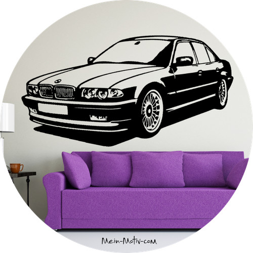 Wandtattoo bmw 7er - wandtattoo,