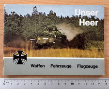 Bundeswehr - Unser Heer 1970er Heft - Waffen Fahrzeuge Panzer Flugzeuge Prospekt