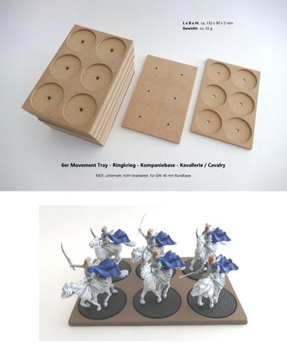 6er movement tray - movement,