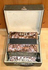 Altes HOHNER Akkordeon – CLUB II - Knopfakkordeon - 30er Jahre - mit Koffer