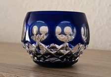 Bleikristall Stamper, blau