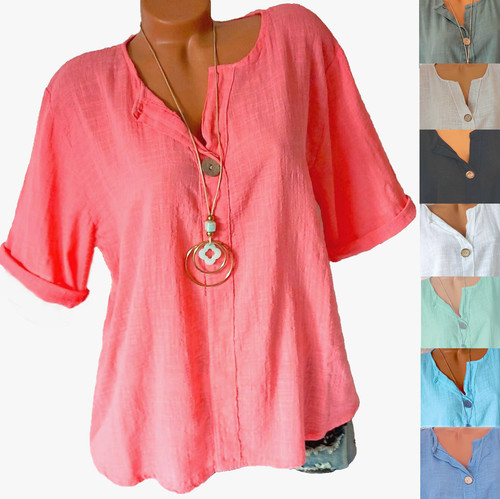 Tunika bluse leinen - tunika,