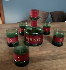 Whisky Set DDR Karaffe mit 5