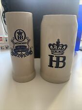 2x?Bierkrug HB München , 1x200 Jahre Oktoberfest 2010, 1x normal Seidel Hofbräu
