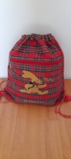SPIEGELBURG SPORTBEUTEL FELIX Rotkariert TURNBEUTEL  TURNRUCKSACK SPORTTASCHE