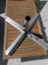 DOPPLER Platten-Schirmständer Ständer Sonnenschirm Edelstahl für Platten 40x40