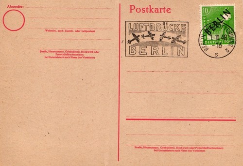 Berlin auf postkarte - berlin,