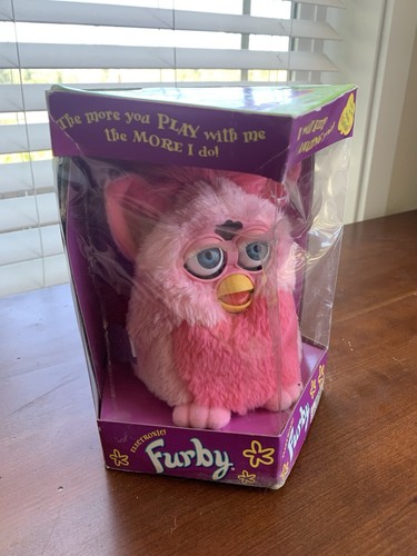 Flamingo pink furby rare 1999 - flamingo,