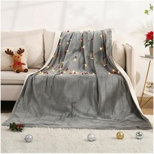 Heizdecke 180x130cm Elektrisch Wärmedecke Thermostate Abschaltautomatik