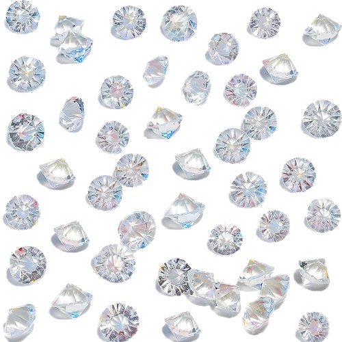 Funkelnde klare glasdiamanten - funkelnde,