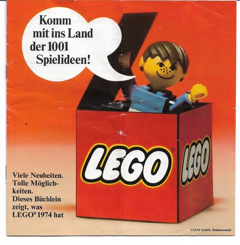 Original lego katalog 1974 - katalog,