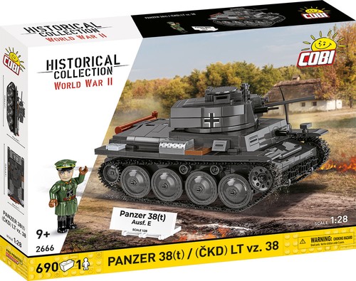 Cobi 2666 panzer - panzer, 38(t)