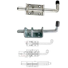 2x Federriegel - Riegel -