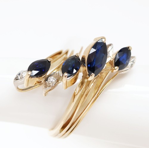Saphirring karat 585 - 14,