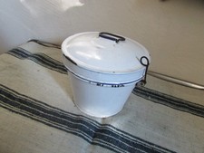 antike Emaille Puddingform- shabby - Brocante
