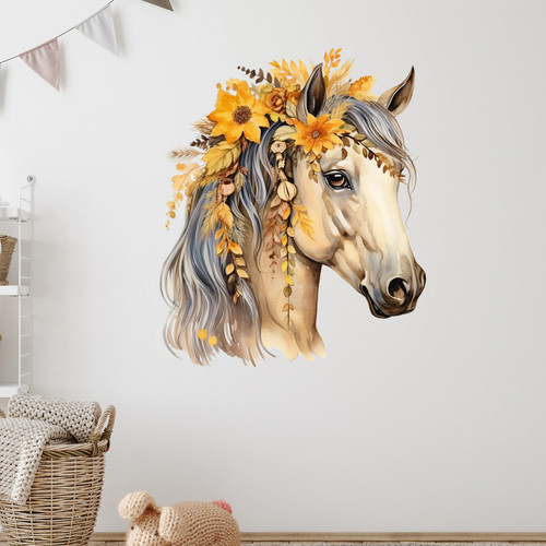Wandtattoo pferd mit - wandtattoo,