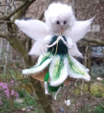 Kleine waldfee elfe gefilzt - elfe,