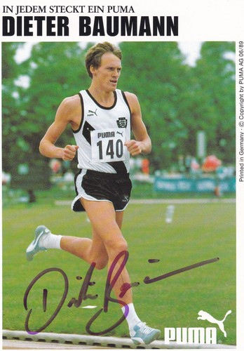 Autogramm dieter baumann - autogramm,