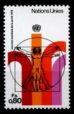 Leonardo da Vinci. Die Proportionen des Menschen, Zeichnung. 1W. UNO Genf 1972