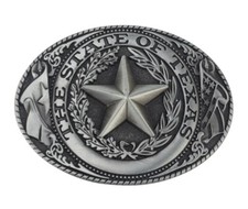 Gürtelschnalle Buckle Texas State Stern USA für Gürtel bis 4 cm Breite Western