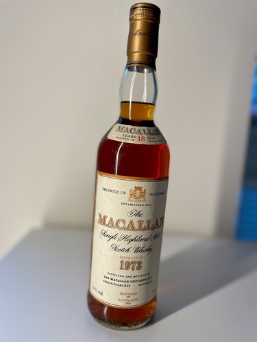 Macallan 1973 years - macallan,