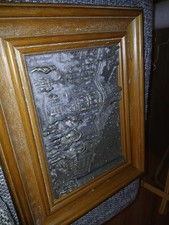 Wandbild Aus Zinn Und Holz