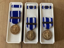3 x Nato Orden ISAF Non