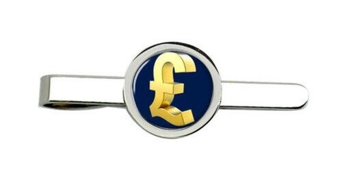 Gold pfund krawatte clip - pfund,