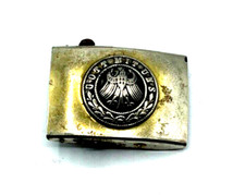 Reichswehr Kastenschloß Koppelschloß "Gott Mit Uns" für Kinder Kinderuniform rar