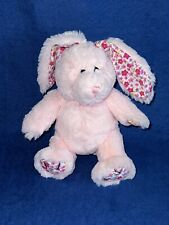 Kuscheltier Ernstings Family Hase rosa + pinke Blumen (T)